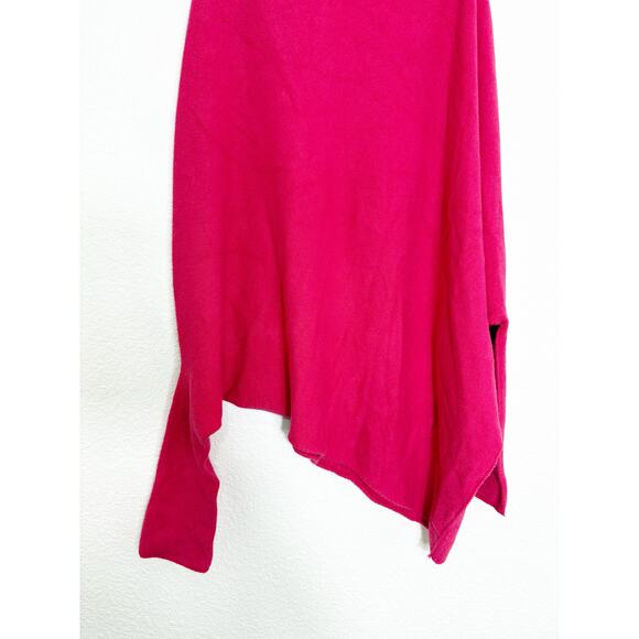 Milio- Milano The Giana Asymmetrical Sweater Size XS/S Hot Pink - Picture 8 of 11